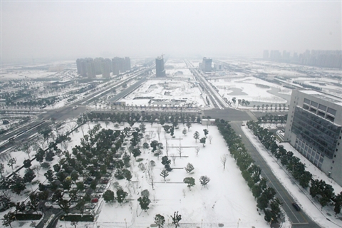 苏城迎来今冬首场雪 “暴冷”模式开启