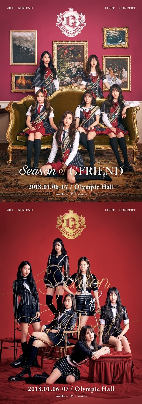 GFRIEND单独演唱会海报公开，于6日开始门票预售