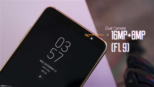 三星第一款中档18.5:9全面屏手机：Galaxy A8/A8 测评视頻曝出