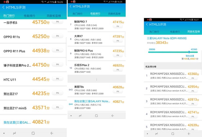 三星Galaxy Note8全面体验之性能评测