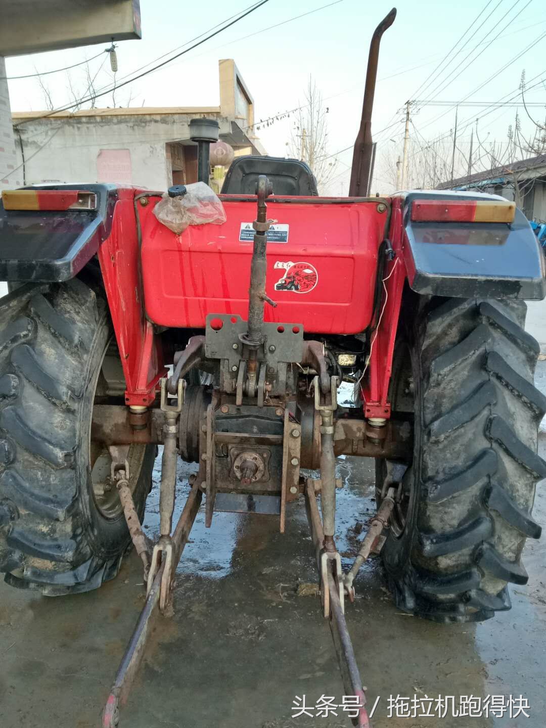 08年東方紅850拖拉機，帶強壓，不到兩萬塊買的