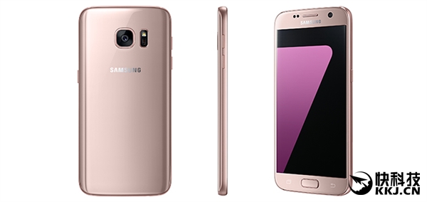 气质女神儿！三星公布新版本Galaxy S7：与众不同粉金色