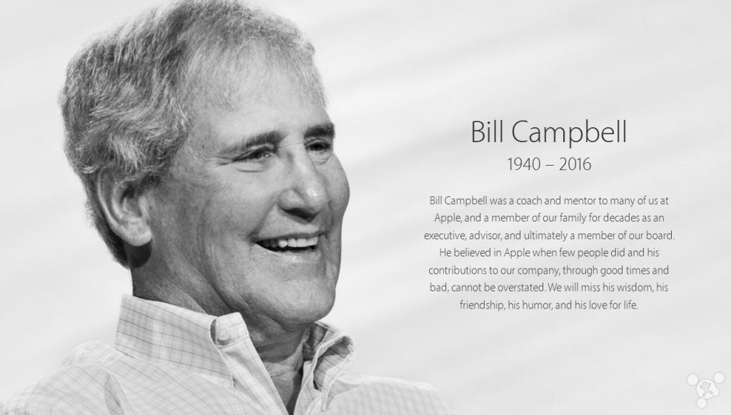 愿一路走好：苹果手机官网首页哀悼比尔·坎贝尔