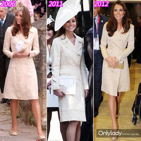 凯特王妃穿4年前的旧衣依旧美上天