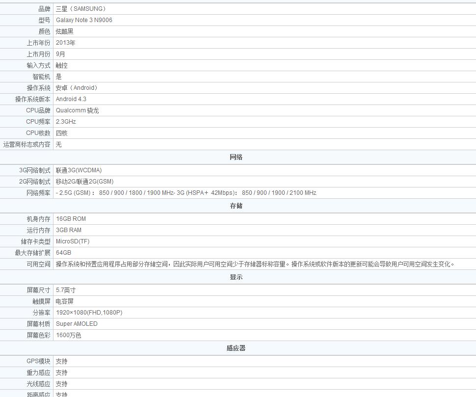 三星note3要是1179元：以前的机皇依然經典