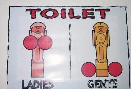 如此创意的WC标识，你会不会走错？