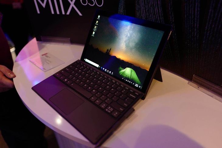 想到公布Miix630二合一笔记本电脑！初次配用骁龙835CPU
