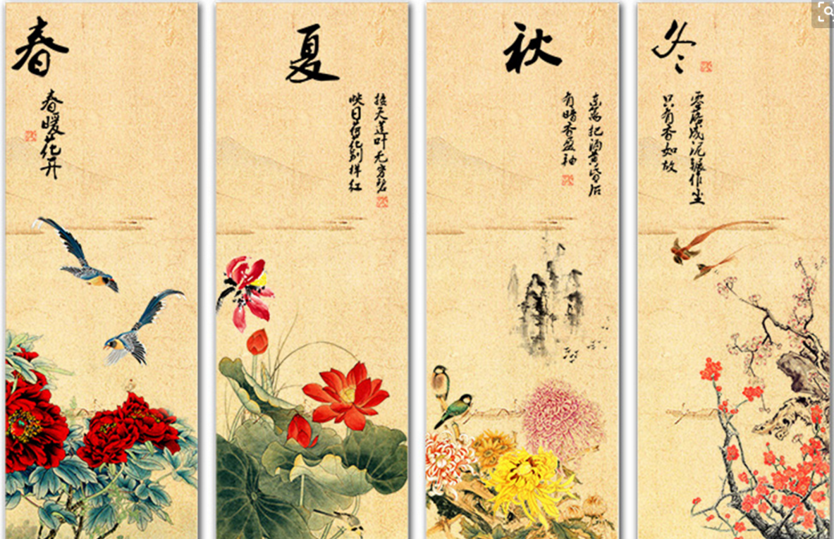 歌咏春夏秋冬的诗词，春花秋月，夏夜冬雪，四季美景尽在诗中-第9张图片-非凡网