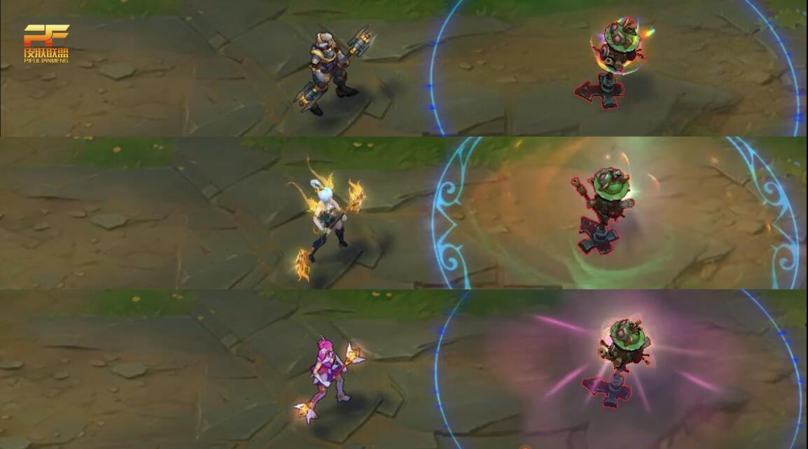LOL：拉克丝皮肤对比，钢铁军团不愧是稀有限定！