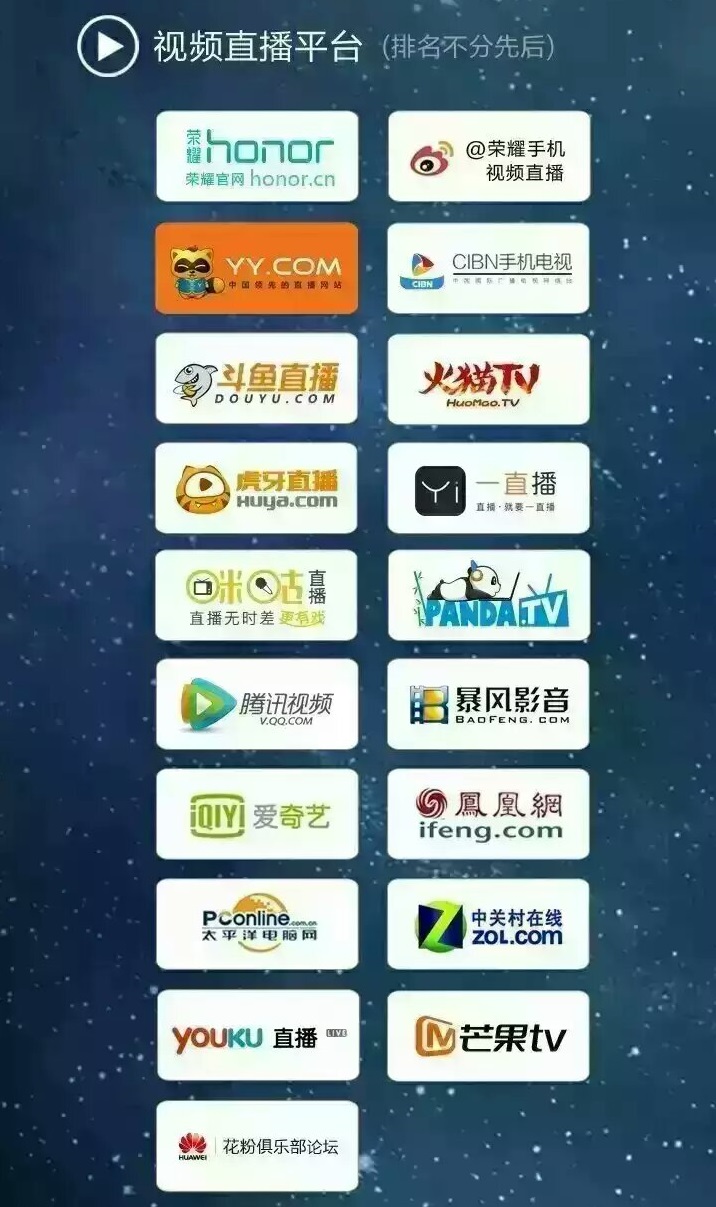 翻江搅海 使用46个服务平台直播现场 荣誉V8憋招式新品发布会