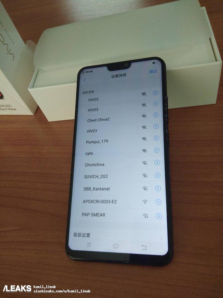 vivo V9真机再曝出：小流海，大下巴