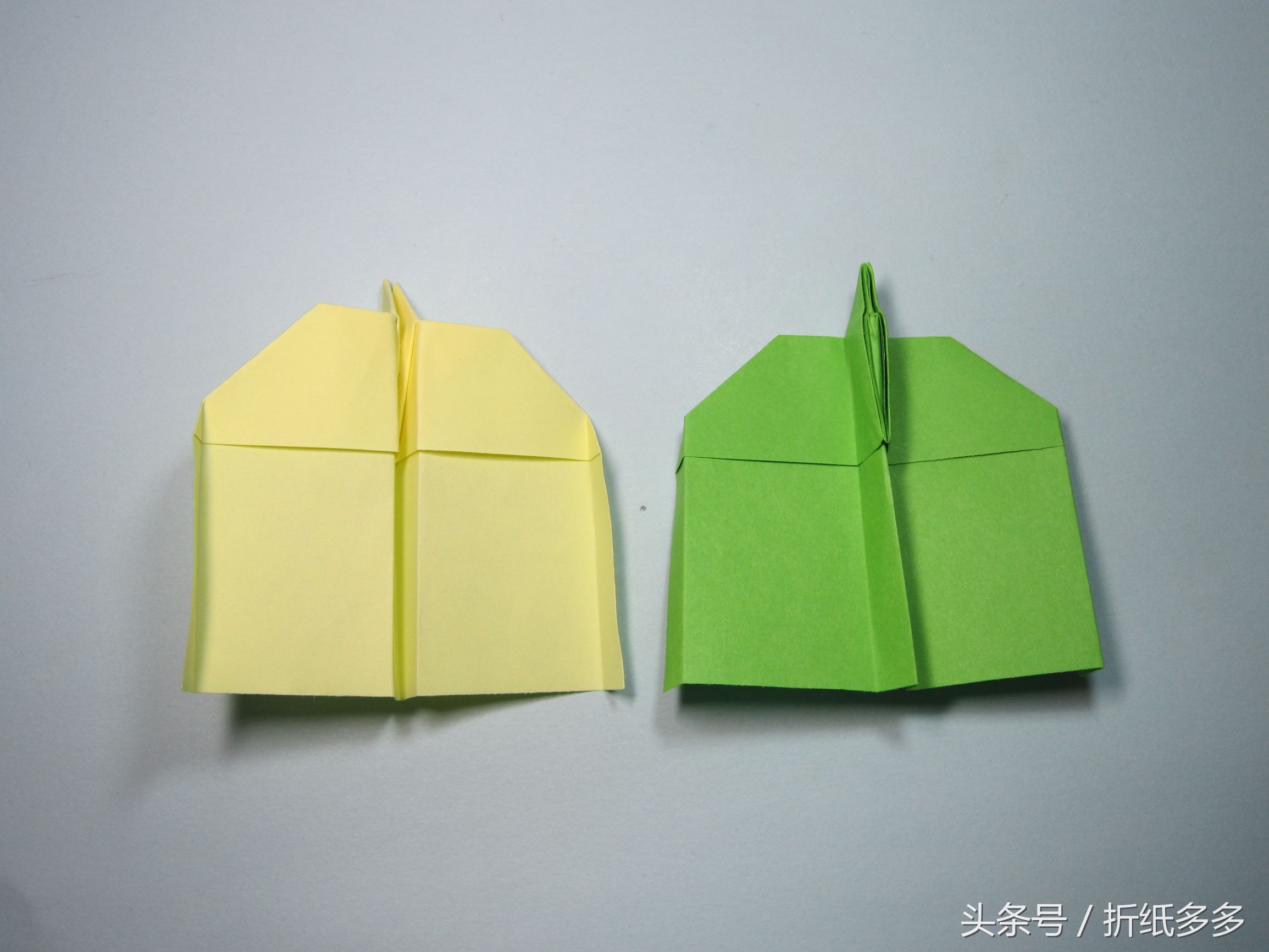 纸飞机的折法，简单的纸飞机折纸教程，2分钟就学会