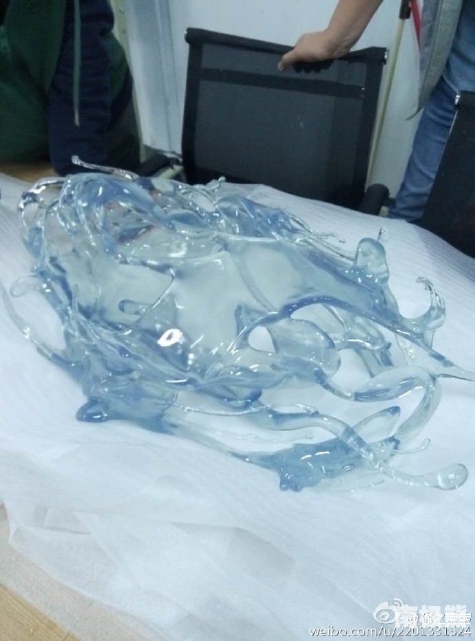 3D打印与传统水墨结合 中央美院美女大学生创作《水墨云》