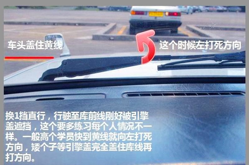 超强倒车入库技巧！完整图片解说