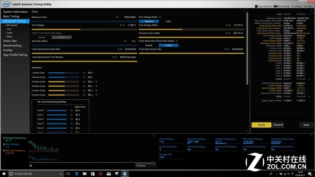 真能上4.8GHz？i9 8950HK旗舰级CPU超频感受