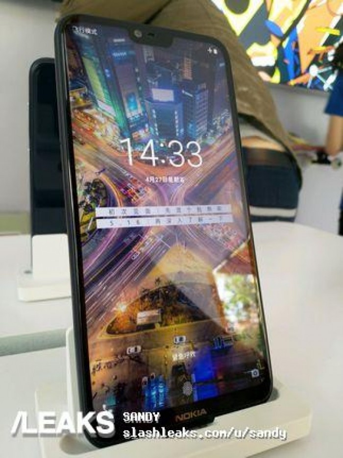 Nokia X 2018真机图曝出：刘海屏设计方案 双摄像头