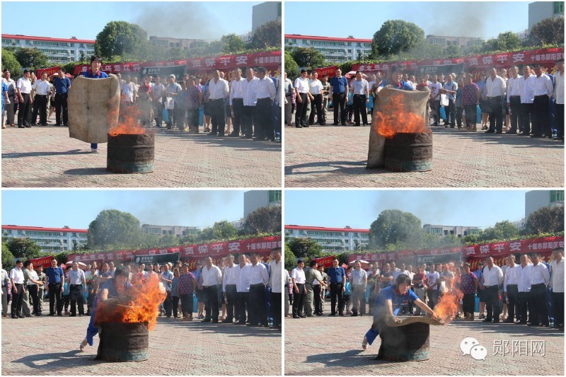 25家成员单位和15家重点企业今天在郧阳文化广场做什么？