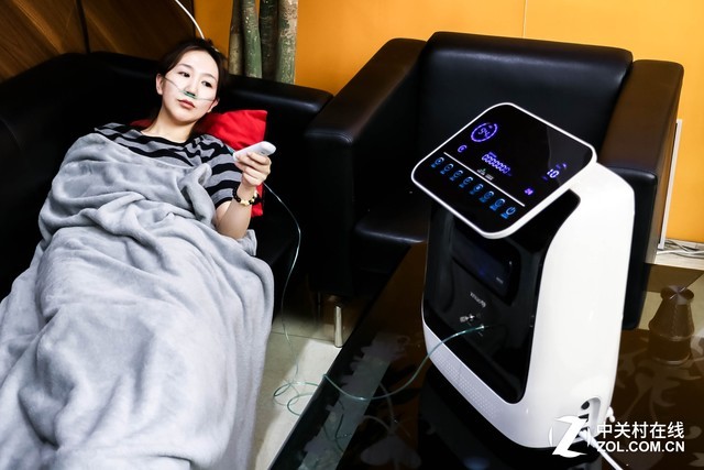 医用级吸氧体验 美国心诺M9医用制氧机评测