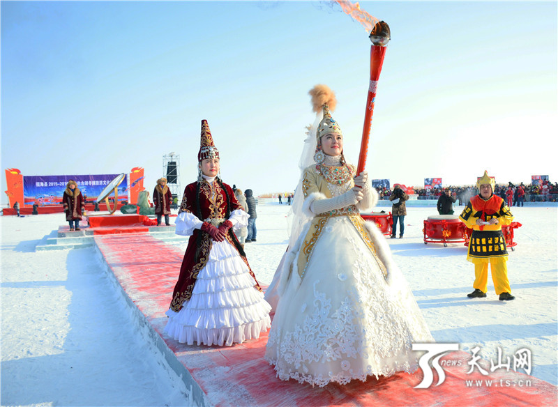 福海县2016年乌伦古湖冬捕旅游文化活动开幕