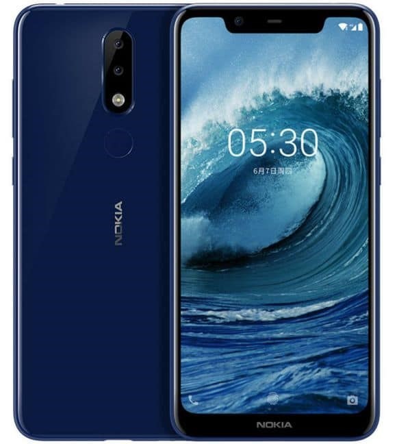 NokiaX5顶配版曝出 配MTKP60集成ic 12nm加工工艺