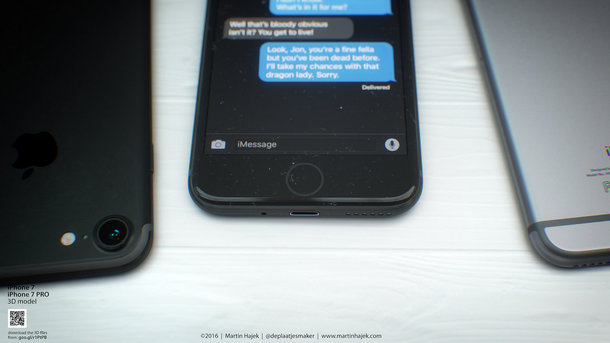 这一高端黑极致：深色方式黑色iPhone 7设计概念现身