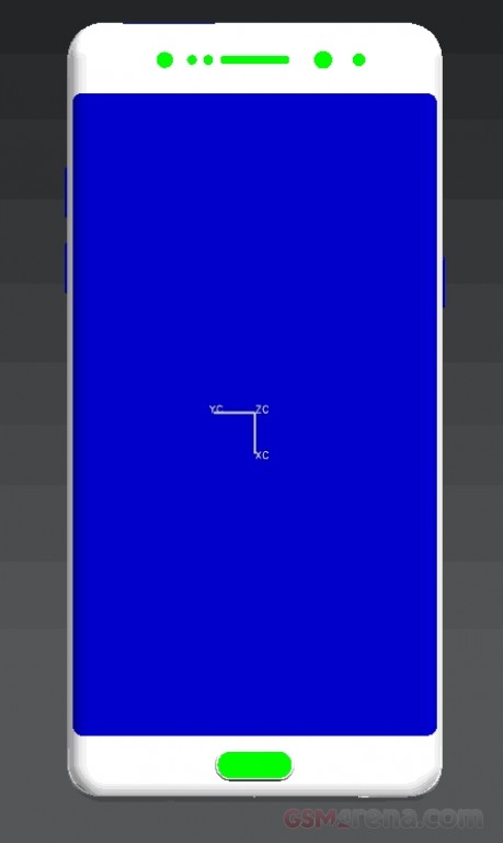 初始直接证据三星Galaxy Note7设计图纸曝出