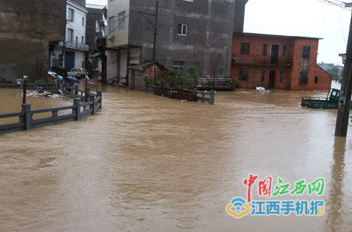 湖口流泗镇遭受严重洪灾 直接经济损失约3178万