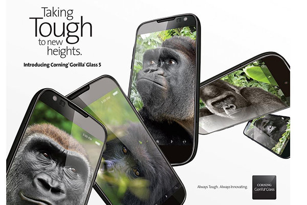 此后道别手机保护膜：康宁宣布公布第五代大猩猩玻璃