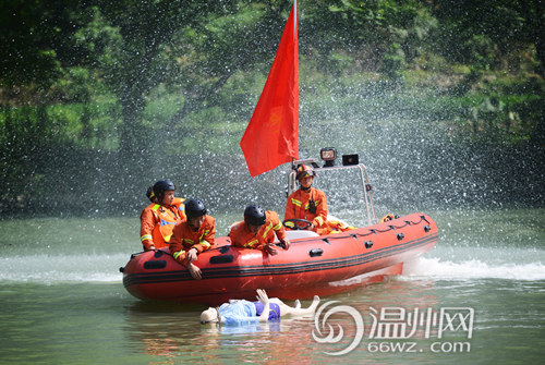练精兵护航G20 温州消防支队开展防汛实战演练