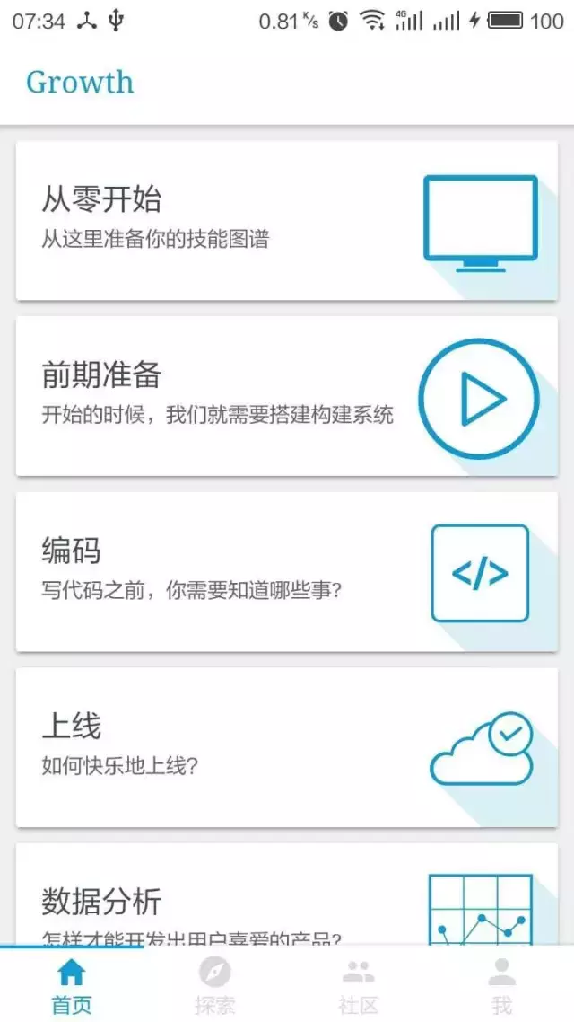 Growth 2.0 （开源学习软件开发APP） 新功能一览