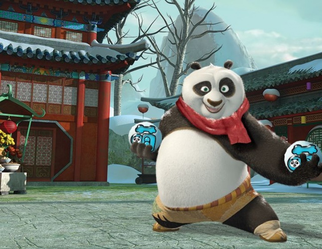 《功夫熊猫3》曝中国古画风格海报 阿宝变侠客