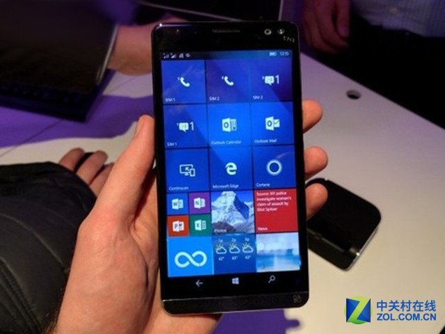 第一款指纹识别Win10手机上 hp惠普Elite X3配用820