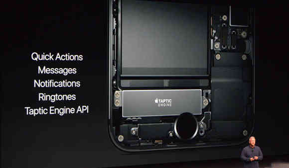 它是跟一加献给？iPhone 7撤销物理学实体线Home功能键