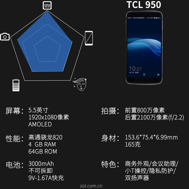 商务机从此顶配高颜值 TCL 950全面评测