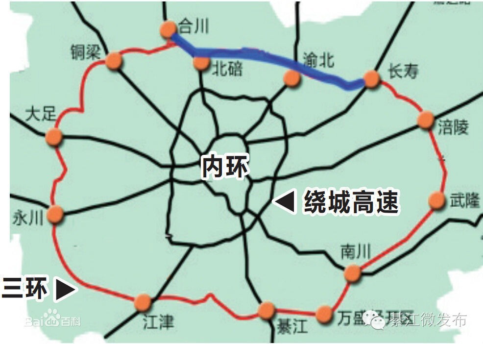 好快！再过5天，三环高速江綦段就通车啦！