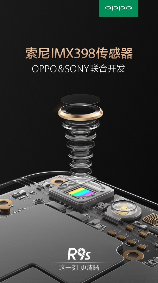 开大了！OPPO与SONY合作开发IMX398感应器