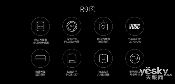 OPPO照相手机R9s/Plus宣布公布:2799元开售