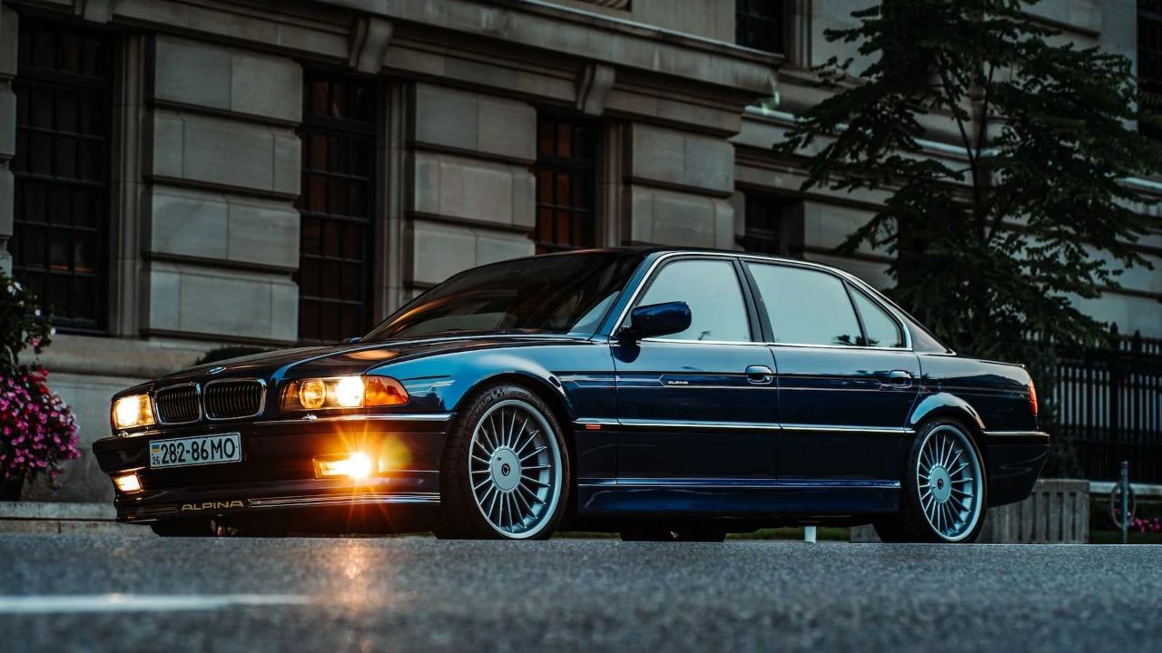 90年代宝马颜值巅峰 1998年E38 Alpina B12 5.7