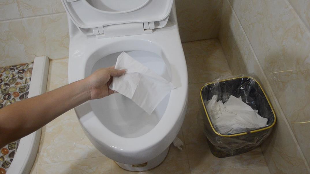 上完厕所，卫生纸是扔马桶还是扔进垃圾桶？不少人都做错了