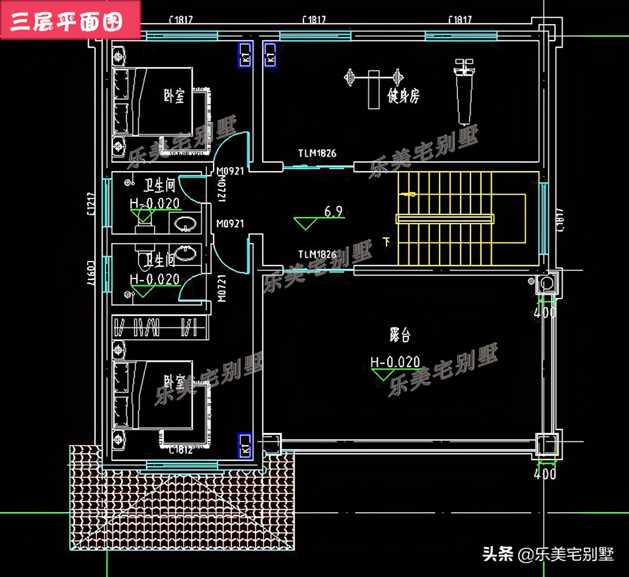 7套農村三層簡約房子別墅設計圖,有商鋪,兄弟合建可選