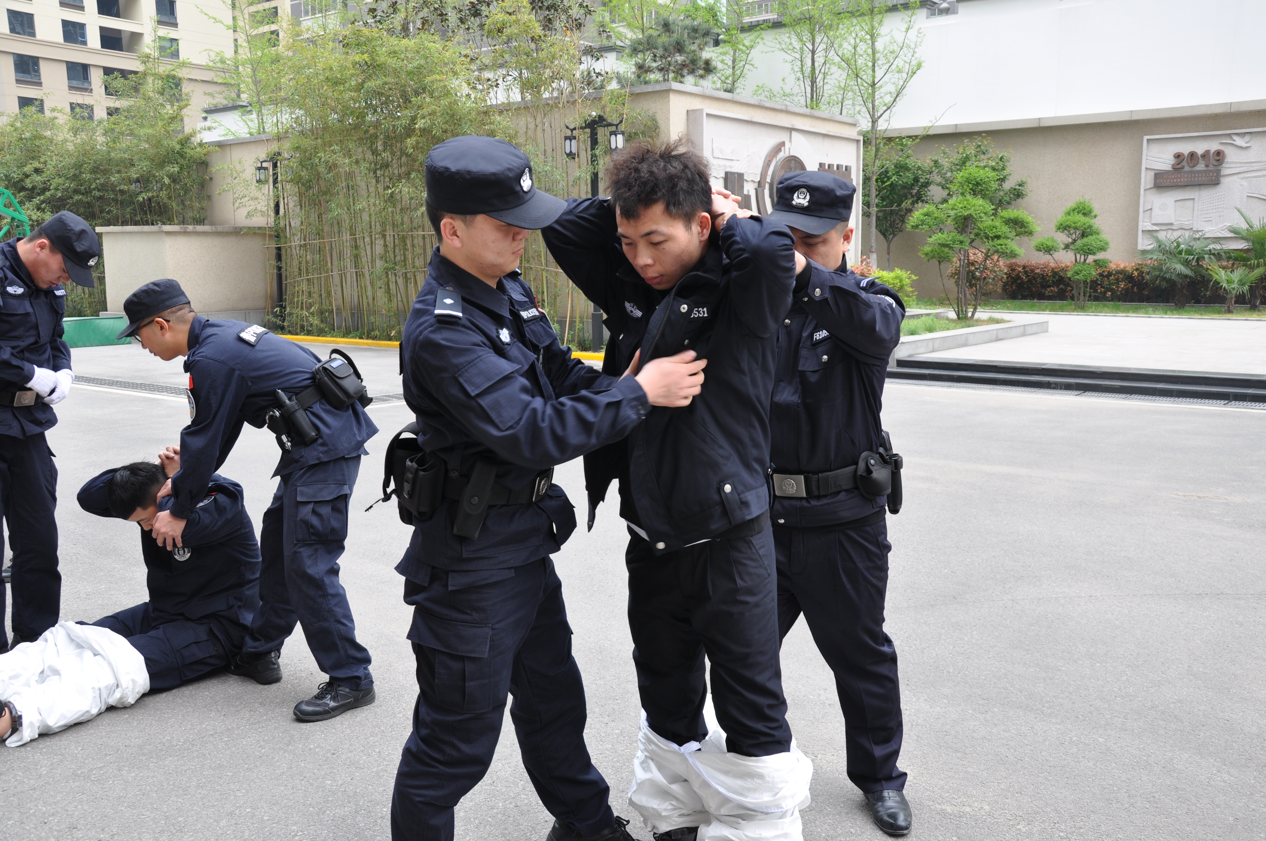 喜报！西安雁塔法院法警大队一季度实战化考核科目获佳绩