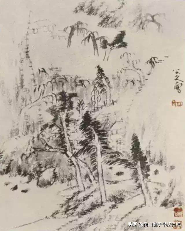 八大山人山水画