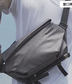 冬天背包太笨重？几何设计的斜挎包巨能装，全球众筹超1600万