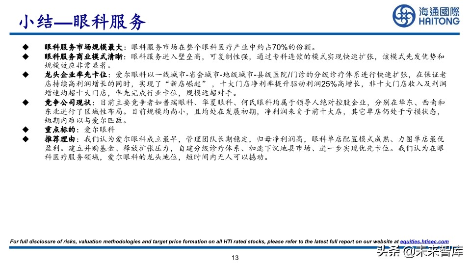 医药行业深度报告：眼科江湖，谁主沉浮