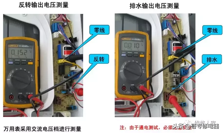 全自动洗衣机电器件原理及故障检修