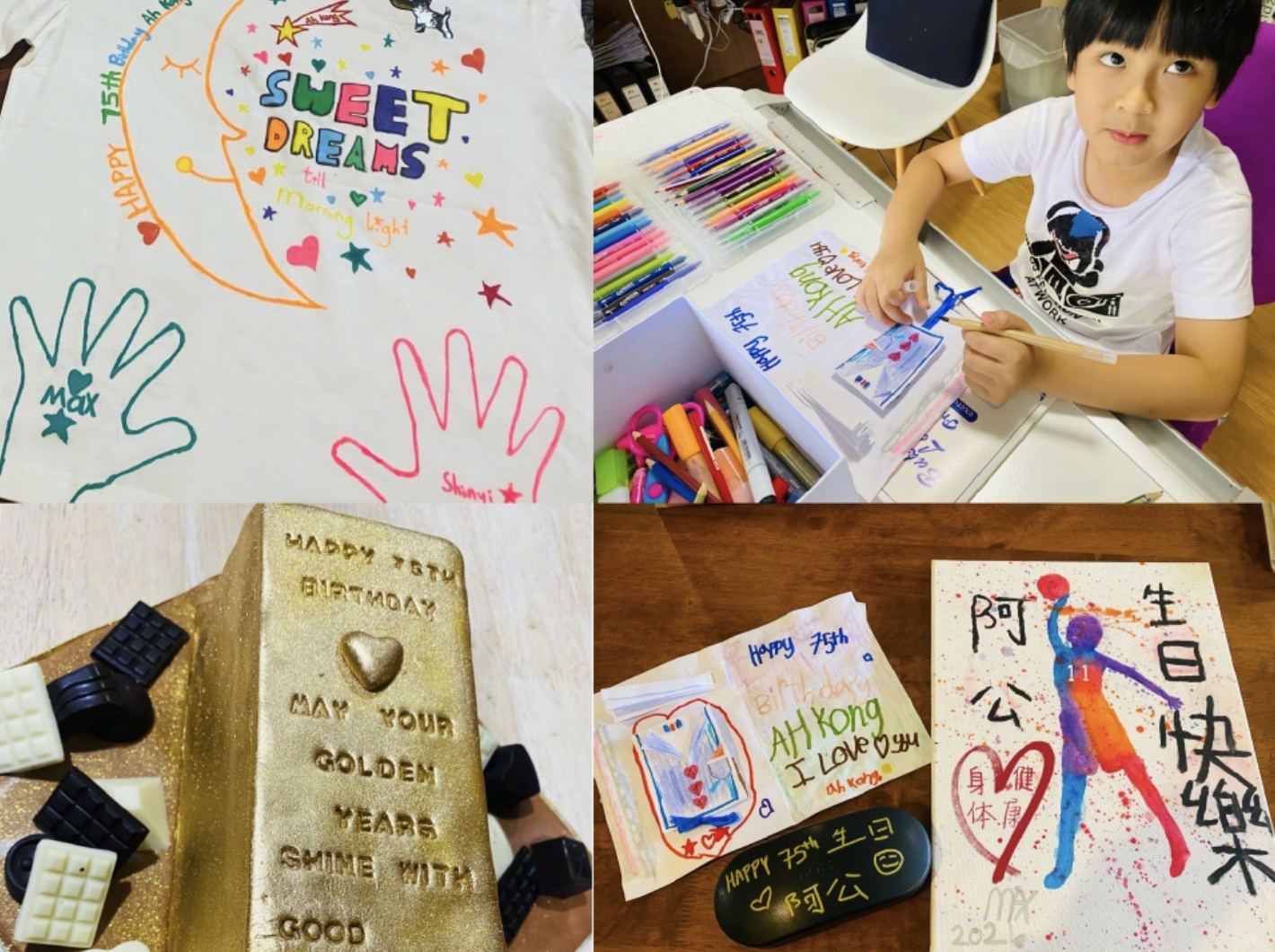 吴尊晒照为75岁爸爸庆生，十几口人同框人丁兴旺，可惜妈妈已离世