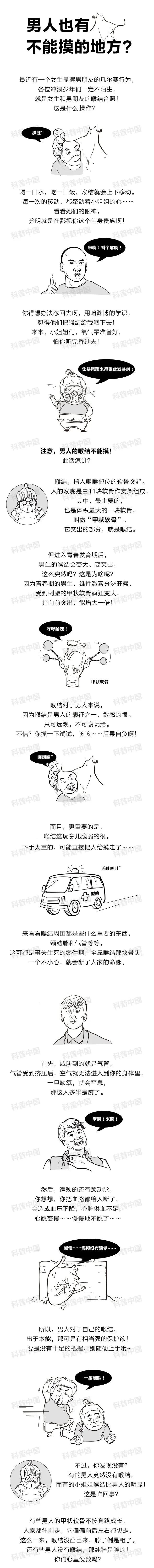 男人的喉 女人的腰 没事千万别乱摸 否则出大事 健康 爆资讯新媒体平台