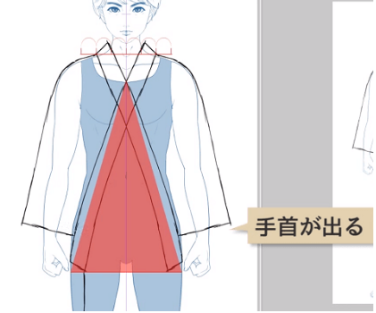 日系和服怎么画？讲解如何从结构中理解男士裤裙和服画法