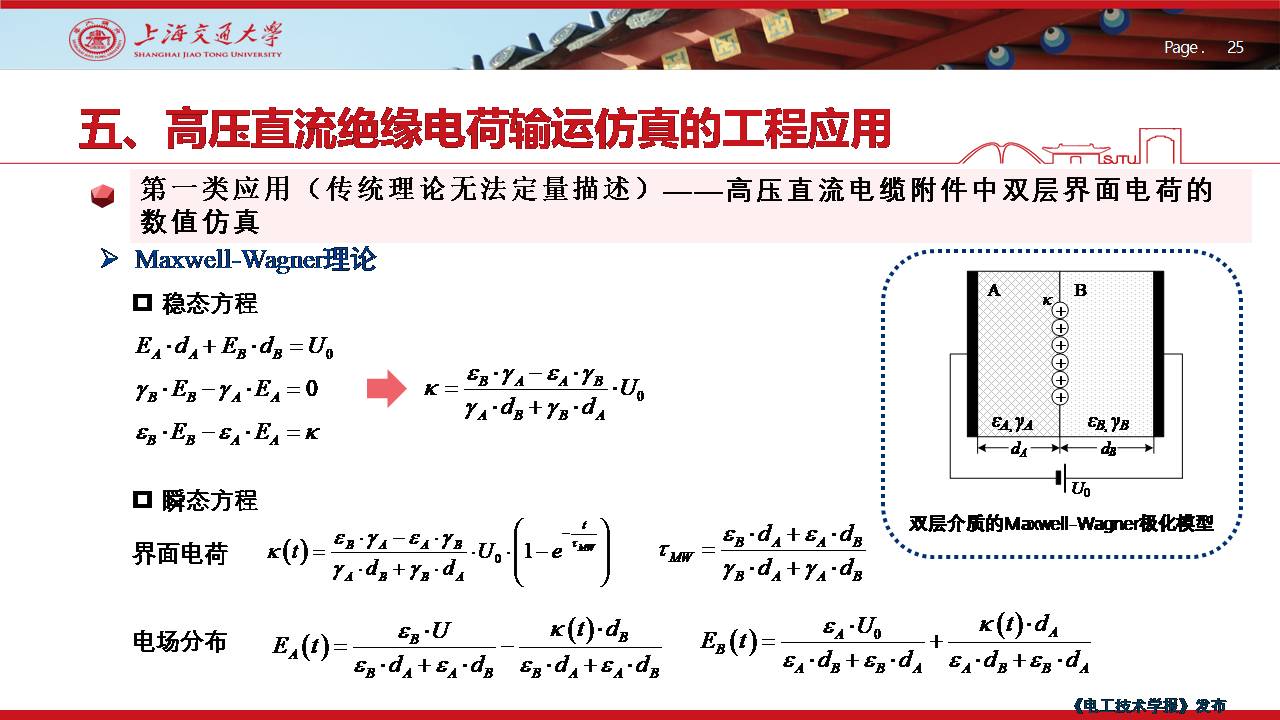 上海交大尹毅教授：聚合物絕緣高電場(chǎng)下電荷輸運(yùn)的數(shù)值仿真及應(yīng)用