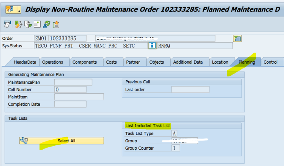 SAP PM 初級系列17 - 維修工單相關的Task List